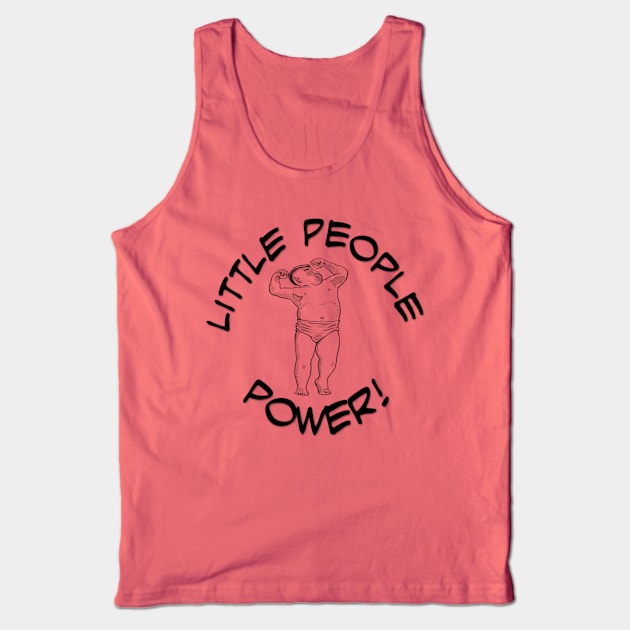 Little People Power Tank Top by Almost Normal